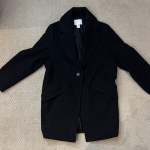 H&M Black Women's Blazer Coat